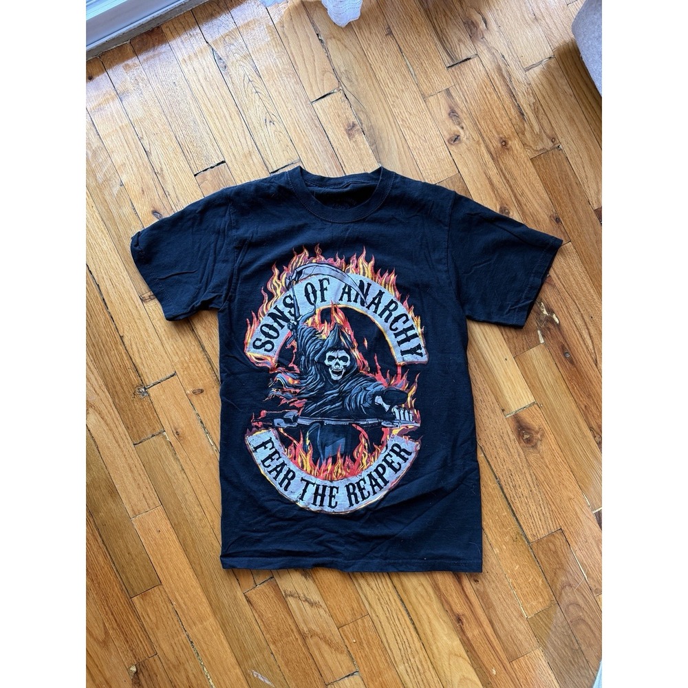 Sons of Anarchy Road Gear "Fear The Reaper" T-Shirt Black Men's Size Small - Picture 1 of 4